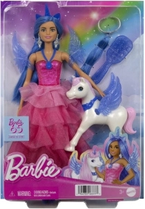 Barbie principessa Sapphire con unicorno alato – edizione anniversario 65 anni