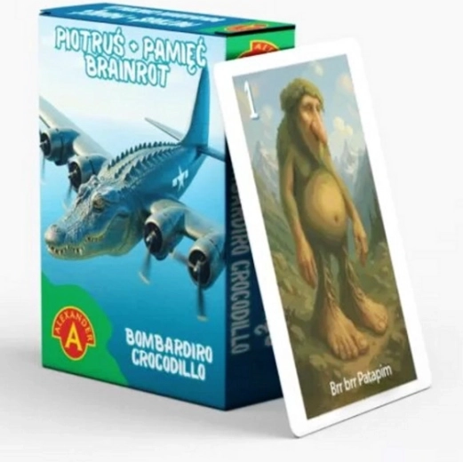 Carte Piotruś Brainrot – Bombardiro Crocodillo