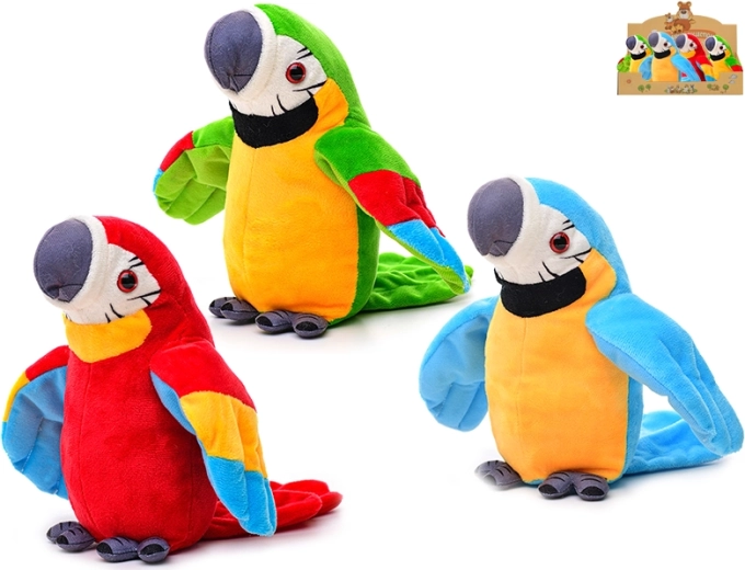Pappagallo di peluche 15 cm