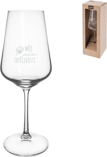 Calice da vino “Il mio calice della pazienza” 0,45 l