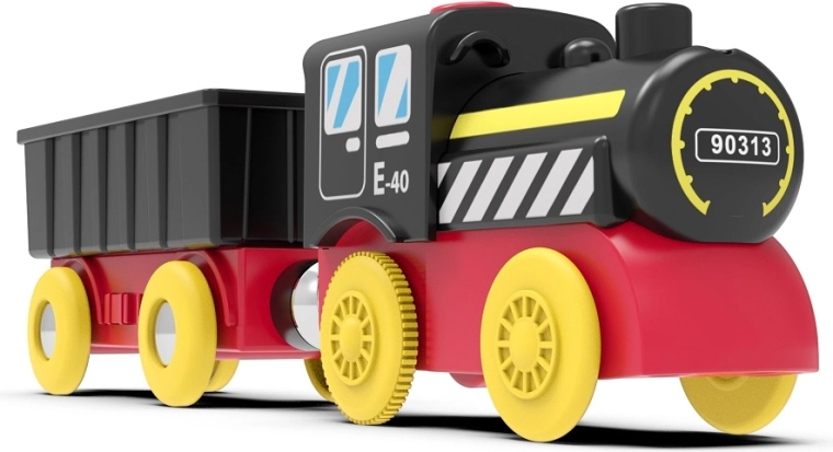 2Kids Toys treno merci a vapore a batteria con vagone - 1 pezzo