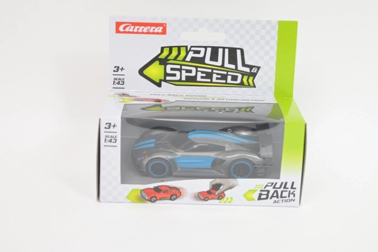 Carrera Pull Speed hypercar 1:43 blu antracite