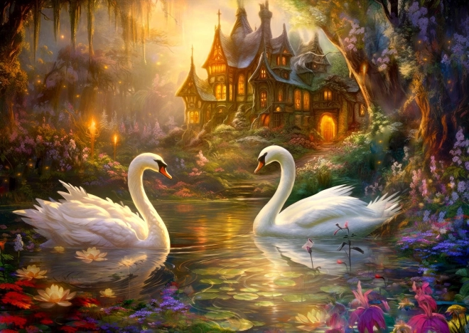 Puzzle Il canto del cigno 1000 pezzi