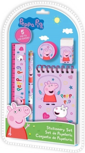Set di cancelleria con tema Peppa Pig