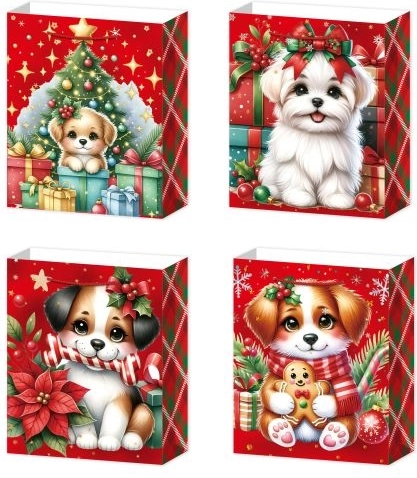 Borsa regalo natalizia taglia L