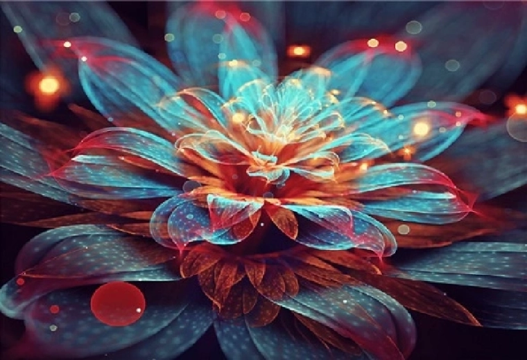 Pittura diamantata Ninfea 30 × 40 cm