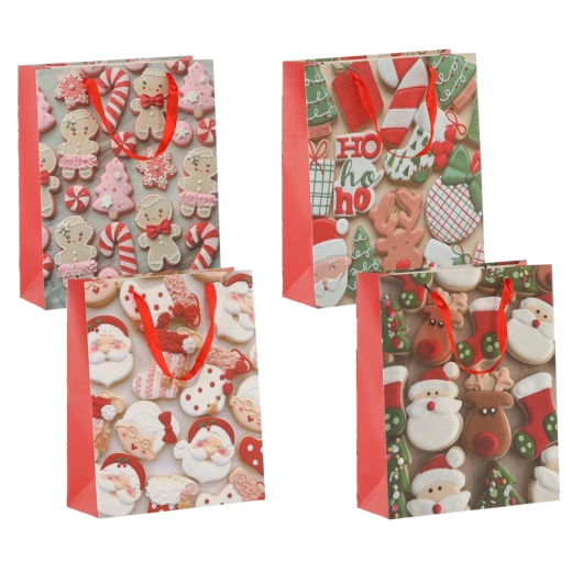 Busta regalo natalizia XMAS 30 × 42 × 12 cm