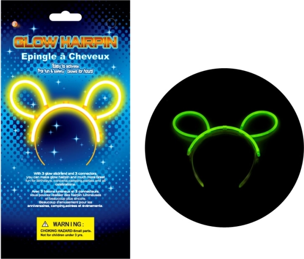 Cerchietto luminoso con luci LED per feste e party