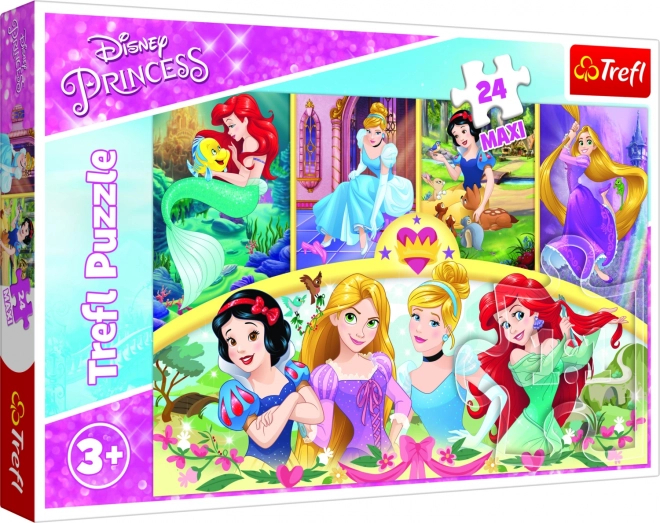 Puzzle Maxi 24 pezzi – principesse DISNEY, la magia dei ricordi