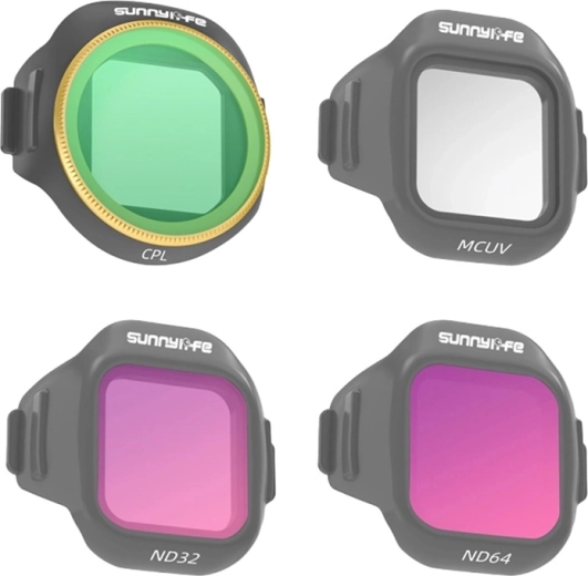 Set di filtri SUNNYLIFE MCUV, CPL, ND32 e ND64 per DJI MINI 5 Pro