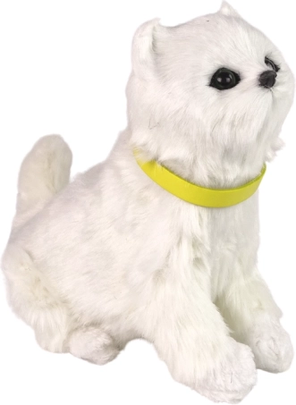 Gattino di peluche interattivo – miagola, muove la testa e la coda