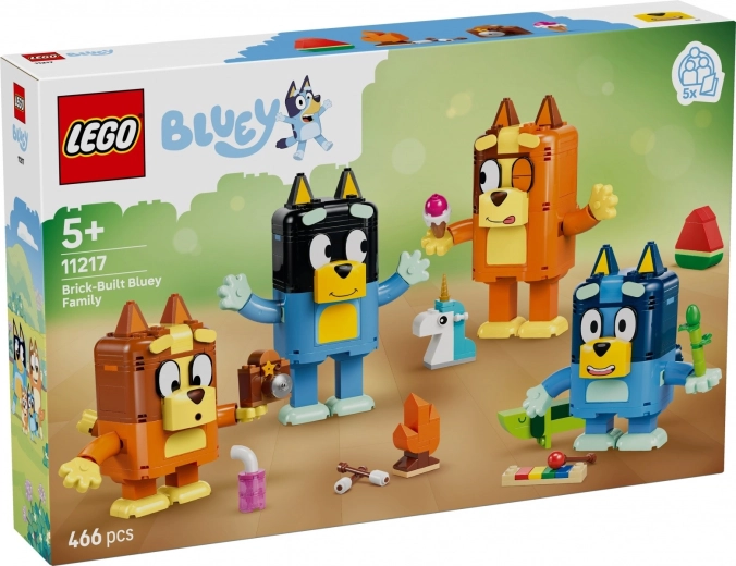 LEGO Bluey famiglia Bluey in mattoncini