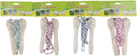 Corda per saltare in legno 2 m