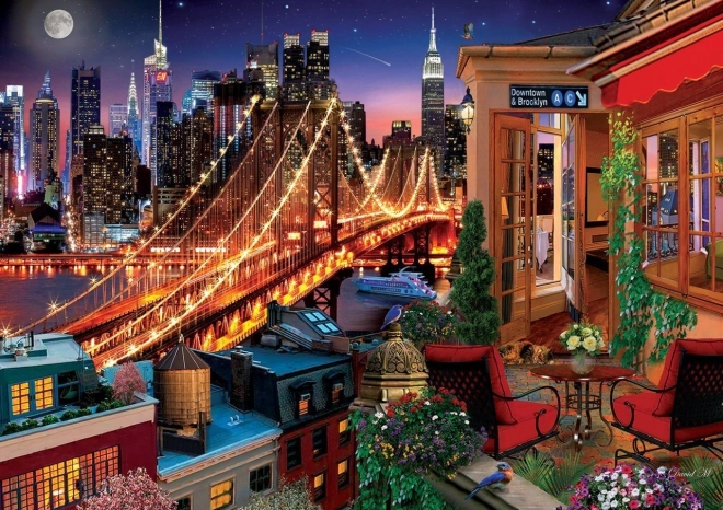 Puzzle ART PUZZLE Brooklyn dalla terrazza 1500 pezzi