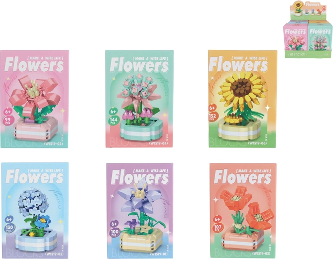 Set di costruzione Mini KOCO fiore nel vaso