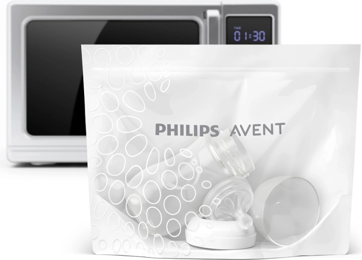 Philips Avent sacchetti per sterilizzazione a vapore nel microonde, 5 pz