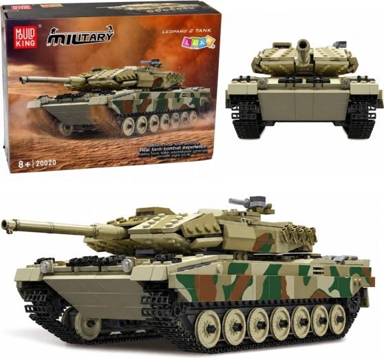 Kit di costruzione RC del carro armato Leopard con telecomando (1100 pezzi)