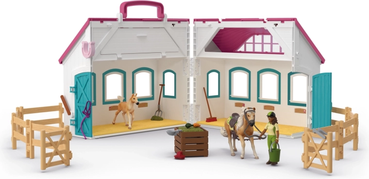 Schleich Horse Club stalla apribile sul lago Little Horseshoe