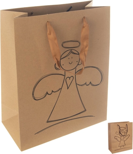 Borsa regalo in carta Angelo 26 × 12 × 32 cm mix