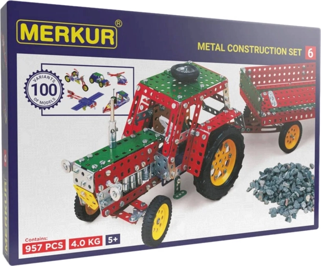 Merkur M6 grande costruzione in metallo da 957 pezzi