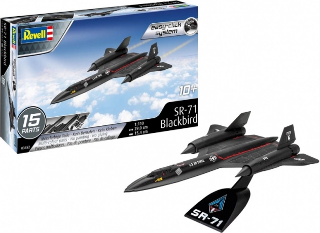 Modello in plastica SR-71 Blackbird Easy-Click 1:110