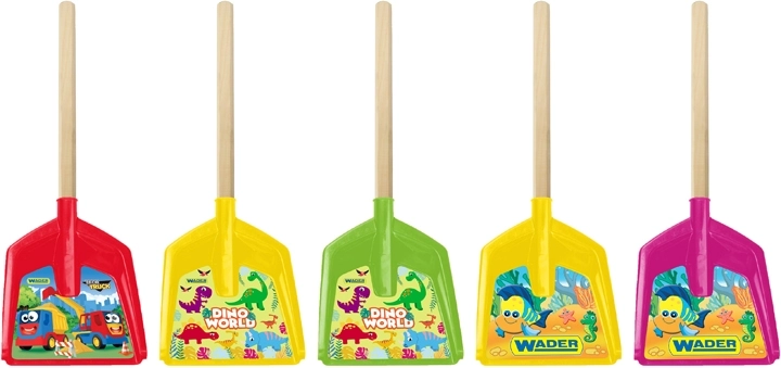 Paletta corta Wader con manico in legno Happy Summer