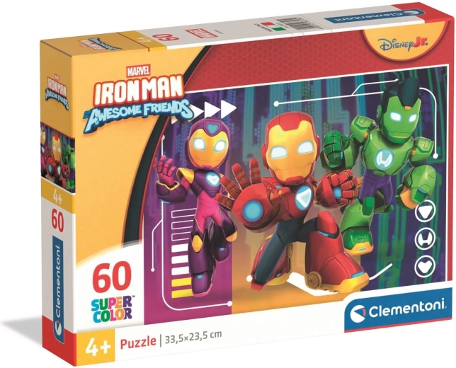 Puzzle Iron Man e fantastici amici 60 pezzi CLEMENTONI