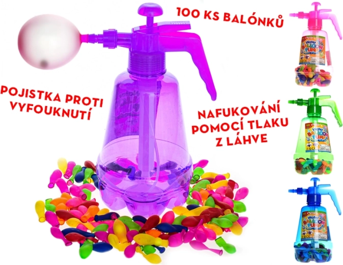 Bombe d’acqua con riempitore – set di 100 palloncini per il divertimento estivo