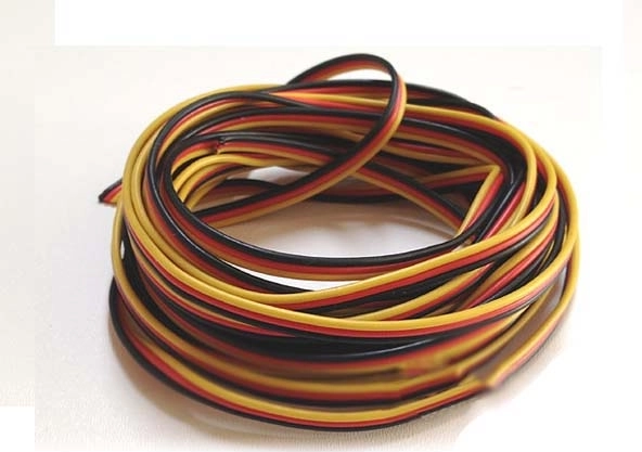 Cavo servo HITEC piatto a tre fili 3×0,13 mm - 1 m
