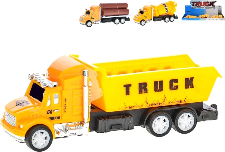 Veicoli da costruzione a retrocarica 12,5 cm – set di 3 tipi