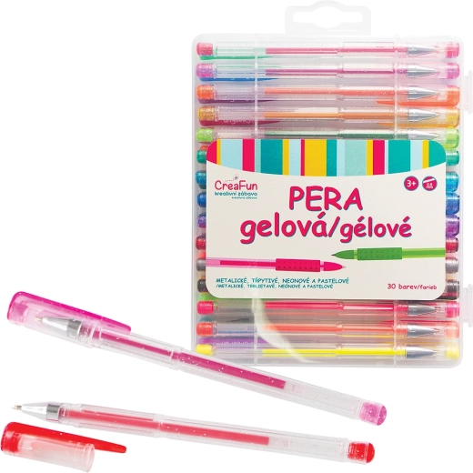 CreaFun penne gel – set da 30 colori