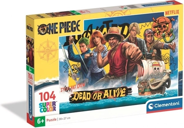 Puzzle Clementoni One Piece Netflix 104 pezzi Super Color