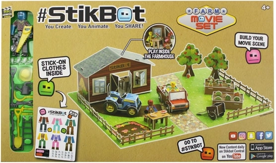 Set cinematografico Stikbot nave dei pirati o fattoria