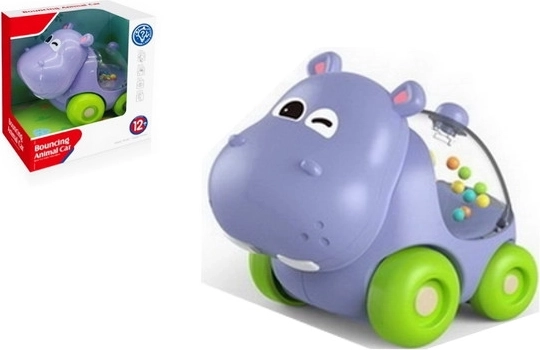 Ippopotamo – giocattolo sonaglino a rotelle per i più piccoli