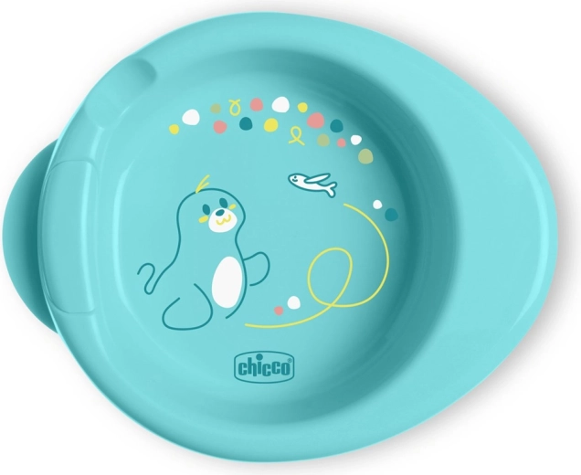 Chicco piatto termico antiscivolo Warmy teal 6m+