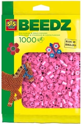 SES Creative perline da stirare rosa 1000 pz