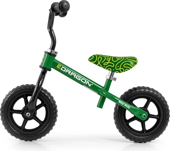 Milly Mally Dragon balance bike verde per bambini