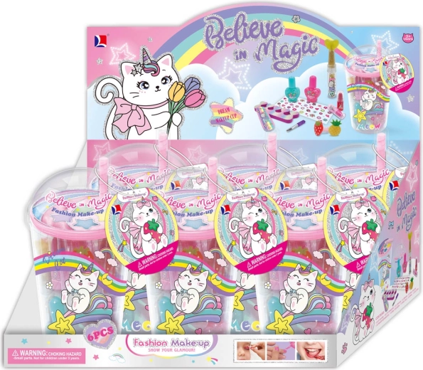 Mega set di trucco per bambini in bidone