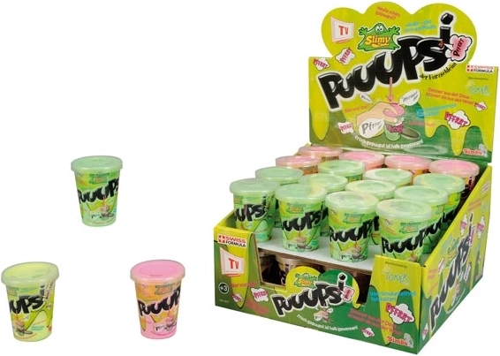 Slime puzzolente nel barattolo da 80 g – 3 colori