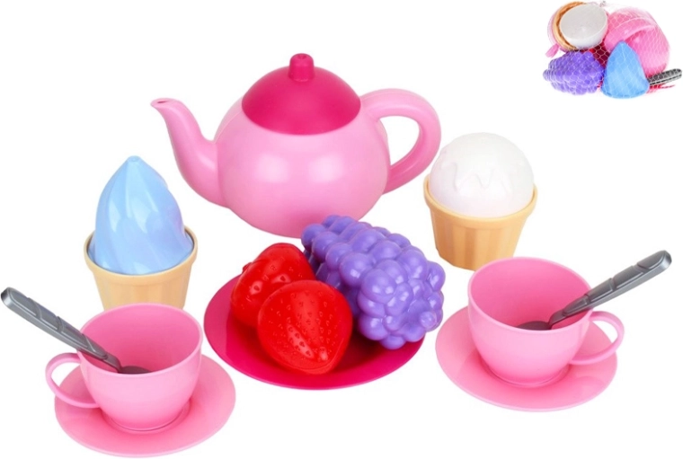 Set da tè con dessert per bambini, 15 pezzi