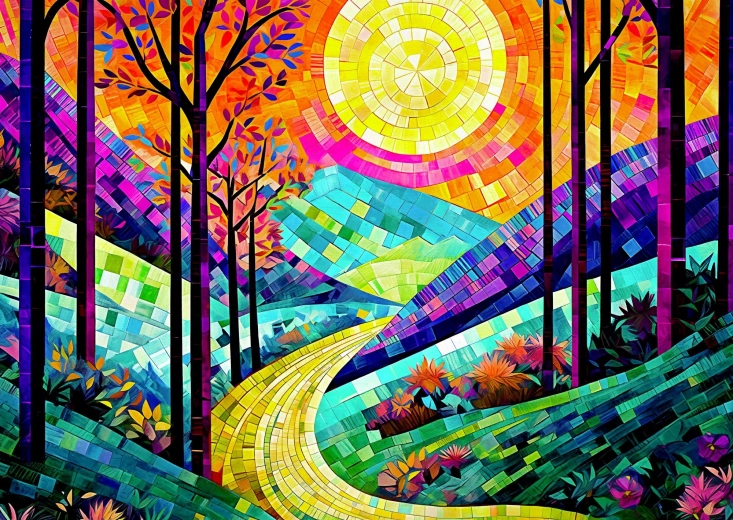 Puzzle Enjoy Viaggio nel regno dei sogni 1000 pezzi