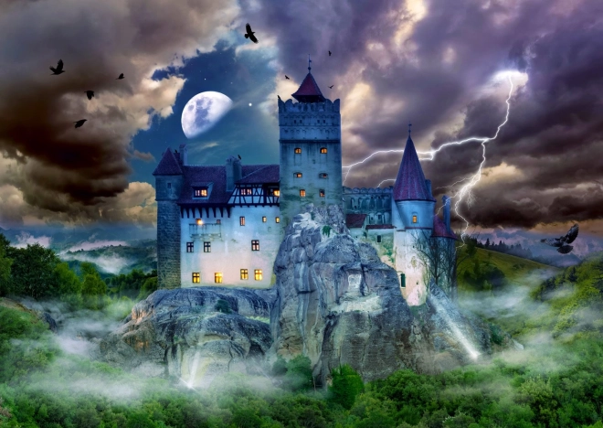 Puzzle Notte spettrale al castello di Dracula 1000 pezzi