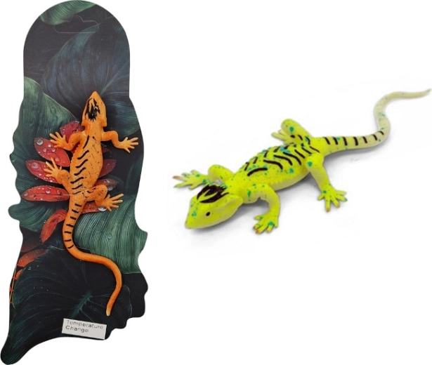 Animaletto lucertola che cambia colore