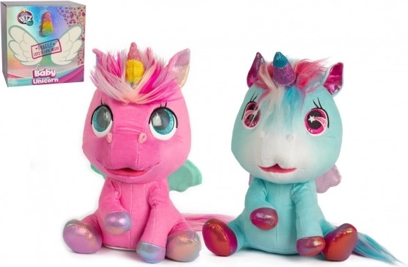 Il mio baby unicorno interattivo – peluche magico con crescita del corno e accessori