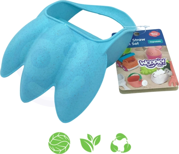 Woopie Green artiglio e paletta per sabbia in materiale biodegradabile