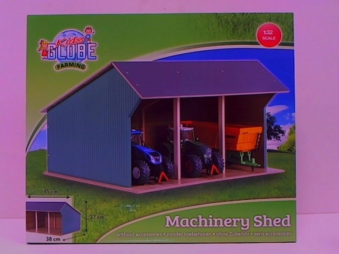 Garage per tre grandi trattori