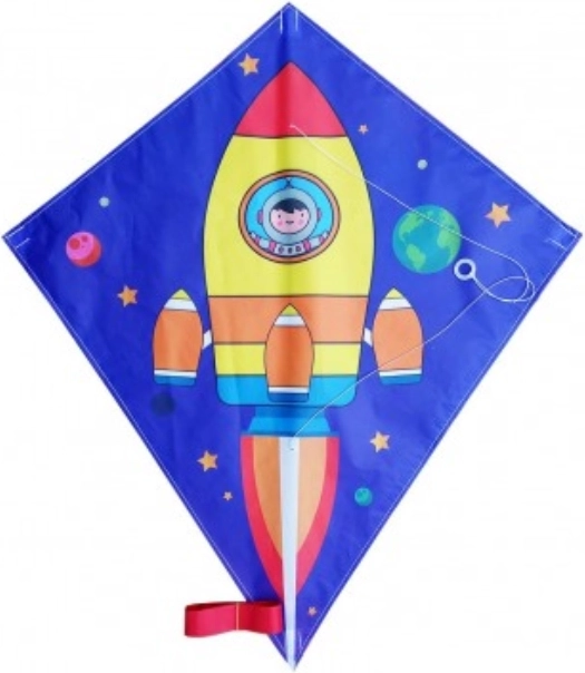 Aquilone volante Razzo spaziale 70x60 cm