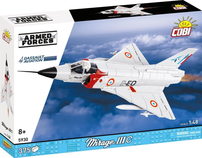 Cobi Armed Forces Mirage IIIC kit di costruzione dell’aereo 1:48 (375 pezzi)