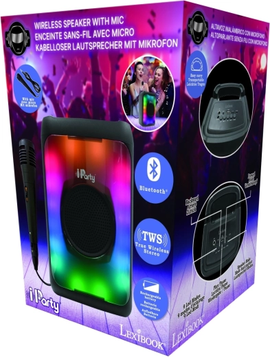 Altoparlante karaoke Bluetooth Lexibook con microfono
