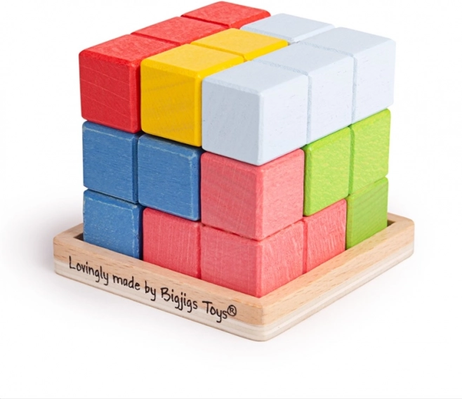 Bigjigs Toys cubo impilabile in legno